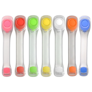 Băng đèn LED quấn cánh tay đi xe đạp an toàn armband Wearable đeo tay chạy bộ Glow dây đeo cổ tay phản chiếu Vòng đeo tay đèn Led ánh sáng ban nhạc