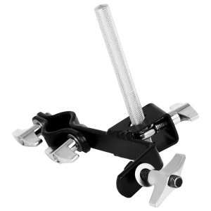 Cowbell Stand Extension Clip Adjustable Metal Cowbell Clamp Drum Tambourine Support Clip Percussion Instrument Accessory