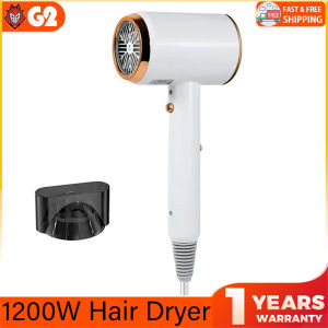 G2E Hair dryer 3-Pin plug household 1200W negative ion high-power hair dryer 3-speed dual-use dormitory dryer hair and clothes quick-drying 吹风机