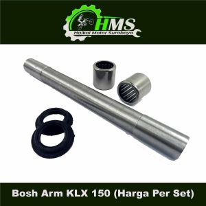 Bosh Arm KLX 150 (Harga Per Set) - Bos Bosch Forek Fork Swing Arem Bosh Sarsis Bosh Crankcase Bearing + Seal Rubber Bush Engine Mounting Kawasaki KLX D-Tracker