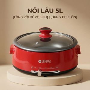 Nồi lẩu điện lòng 4L có thể tách rời Mishio MK348