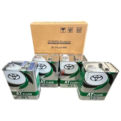 4PCS Set Toyota AT Fluid WS Automatic Transmission Fluid 4L (16 Liters Total)