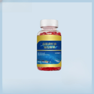 Antarctic Krill Oil Capsules - 60pcs with Astaxanthin & Phospholipids for Vascular Support