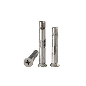 Tắc kê nở đầu đầu chìm INOX 304 ( Bu lông nở đầu vít ba ke / Vít nở đóng tường )