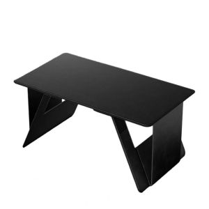 DAWEIF Plastic Computer Support Black Foldable Bed Breakfast Table  Adjustable Laptop Stand