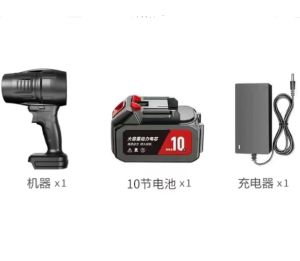 【Quality+In Stock】1000W Turbo Fan Lithium Violent Leaf Blowing Water Blowing High Power Hair Dryer Mini Turbo Jet Fan Handheld Motor