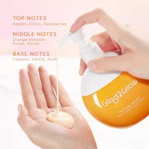 Glad2Glow Bright Body Serum Series 300ml | Creamy Berry Overnight | Tropical Velvet Moist & Smooth