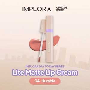 Implora Day To Day Series Lite Matte Lip Cream / Implora Lip Cream Matte 6 Shades 4gr