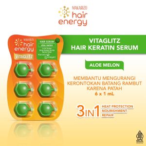 ♥ CANTIKA ♥ MAKARIZO Vitaglizt 6 butir vitamin rambut dipakai sebelum catokan anti rambut kusut haircare perawatanrambut
