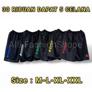 Promo Paket 30 Ribu an Dapat 5 Celana Pendek Kolor Sport Olahraga Pria dan Wanita
