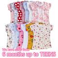 BULK SALE!! 10pcs. MALL QUALITY COTTON BLOUSE FOR KIDS 6months-TEENS. 