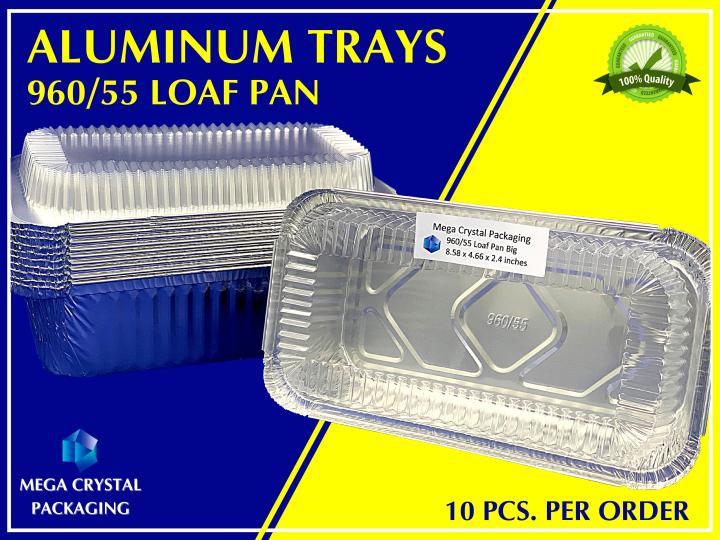 Aluminum loaf pans with lids best sale