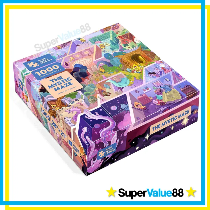 【セット販売】The happy isles, The mystic maze Magic Puzzle Company The Mystic Maze 1000-Piece Jigsaw
