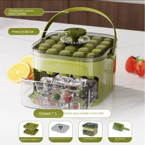 Ice Cube Tray Ice Cube Maker Baby Food Maker Silicone Ice Mould with Ice Scraper Tools 制冰盒