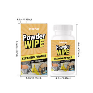 Jakehoe Oil & Grease Stain Remover Powder Cleaner -Home Heavy Oil Cleaning Powder Stain Removal Powder -Multi-Purpose 100g