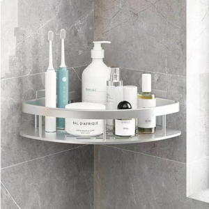 Rak Kamar Mandi Tempat Sabun Kamar Mandi Rak Sudut Rak Aluminium 2 Tingkat Ukuran 285 X 22 X 30 CM