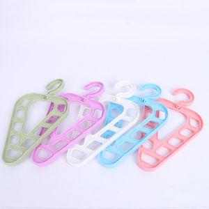 Multifunctional Triangular Nine-Hole Hanger 360° Rotatable Closet Storage Rack Bedroom Scarf Clothes Save Space Drying Rack