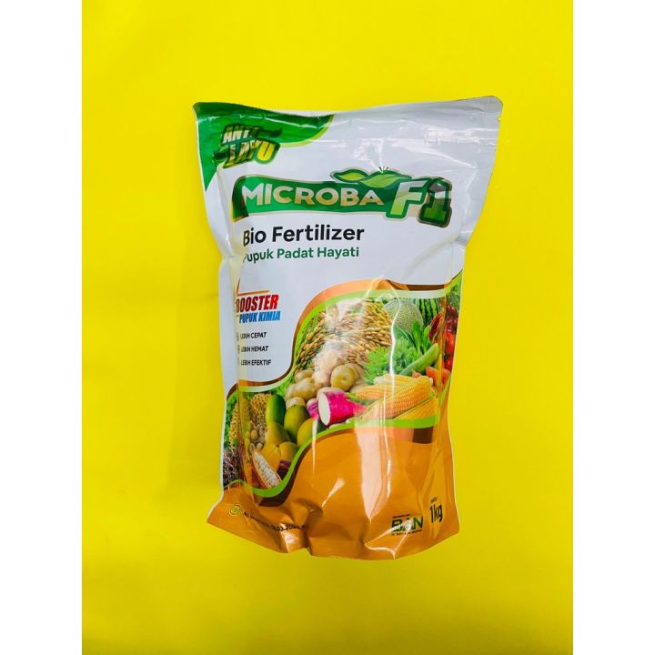 pupuk padat hayati bio fertilizer MICROBA F1 anti layu isi 1KG dari CV ...