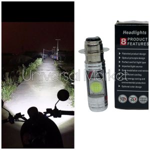 Lampu Utama LED Cree H6 2 Sisi Mata AC DC Universal Motor Bebek Dan Matic