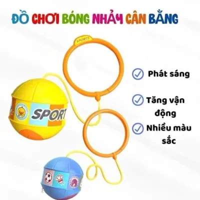 Đồ Chơi Bóng Nhảy Cân Bằng Phát Sáng Cho Bé | Tăng Chiều Cao - Tăng Vận Động - Bền Đẹp An Toàn