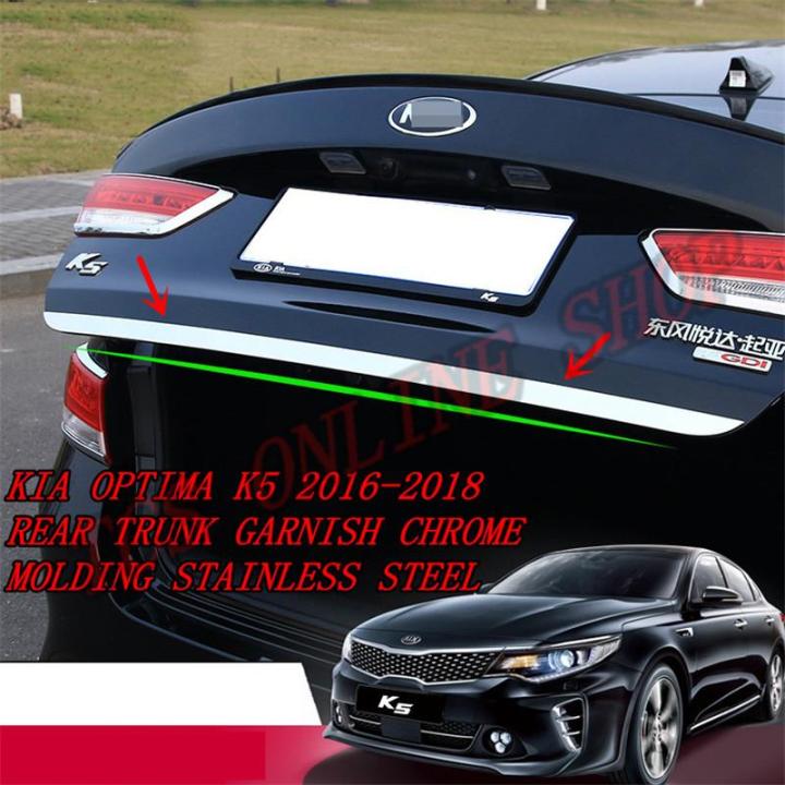 KIA OPTIMA K5 20162018 REAR TRUNK GARNISH CHROME TRIM MOLDING
