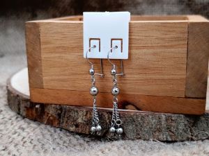 Anting Wanita Rumbai Panjang Anti Karat Anting Monel