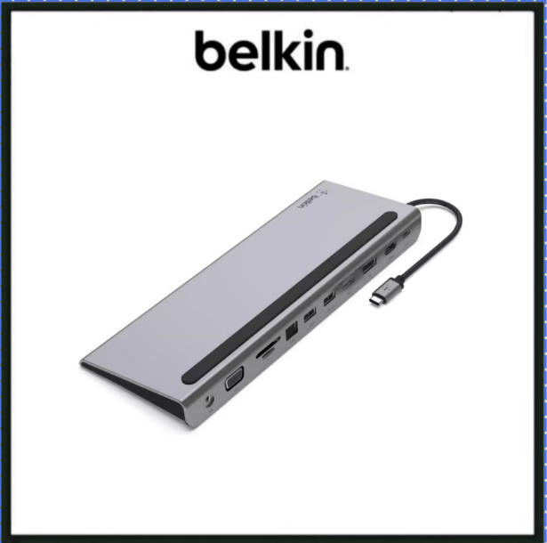 Belkin inc004btsgy connect usb c 11 in 1 multiport dock lazada