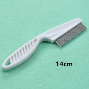 Pet hair comb Dog cat Flea Comb Dog Eye Combs Pet Tear Stain Remover Combs stainless steel needle fur comb