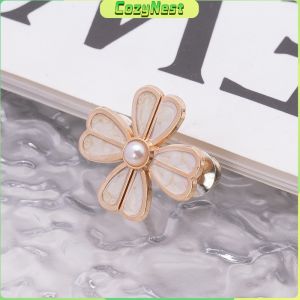 C.N. Universal Flower Waist Buckle For Women Adjustable Waist Clip Jeans Pants Pin Brooch