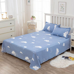 ผ้าปูที่นอน ผ้าคลุมเตียง กันไรฝุ่น พร้อมส่งปลอกหมอน 2 ใบ 3.5/6ฟุต ผ้าคุณภาพดี รุ่นอัพเกรด ใหม่ ราคาส่ง