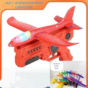 Childrens Ejection Aircraft Toys Foam Aircraft Glider Parent-child Outdoor Games Toys Childrens Gifts Foam Shooting Flying Toy