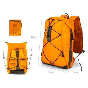 MAP BROTHER 20-26L Outdoor Hiking Backpack 155g Hiking Silicon Anti Splashing Lightweight Foldable Large Capacity Backpack