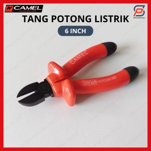 CAMEL TANG POTONG 6" LISTRIK KABEL ELEKTRONIK TANG LISTRIK 6 INCH INCI TANG DIAGONAL