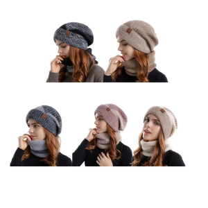 หมวก Ushanka หมวกหมวกคนดักสัตว์ทันสมัยสำหรับกลางแจ้งหมวกหนาผ้าพันคออากาศหนาวหมวกกลางแจ้งสำหรับเล่นสกี