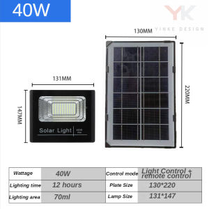 【COD】pin năng lượng mặt trời 12v đèn sân vườn đèn năng lượng 45w 80w 100w đèn led năng lượng mặt trời