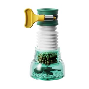 QFV5F ป้องกันน้ำกระเซ็น หัวก๊อกน้ำกรองน้ำ 360องศา ประหยัดน้ำน้ำ ตัวกรองก๊อกน้ำ สากลสากลสากล หมุนได้หมุนได้ เครื่องกรองน้ำแบบแตะ ของใช้ในครัวเรือน