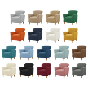 Bọc ghế co giãn polyester Ngô nhung bọc chân ghế bành cho phòng khách hoặc phòng ngủ không gian nhỏ trang trí