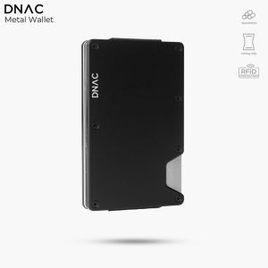 DNAC Metal Wallet Card Holder RFID Dompet Kartu Minimalis Money Clip