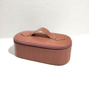 Pouch Kosmetik Cewek Tas Make Up Mini Beauty Case Wanita Kotak Lipstik Dan Alat Rias Travelling Polos