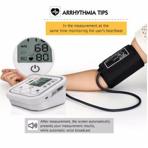 MI Digital Upper Arm Blood Pressure Pulse Monitor Health Care Tonometer Meter Sphygmomanometer Blood Pressure Monitors