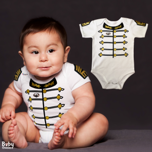 Baby Onesies PH Soldier Career Baby Onesie 0-12 months Cotton Newborn Baby Boy Girl Military Army Monthly Bodysuit