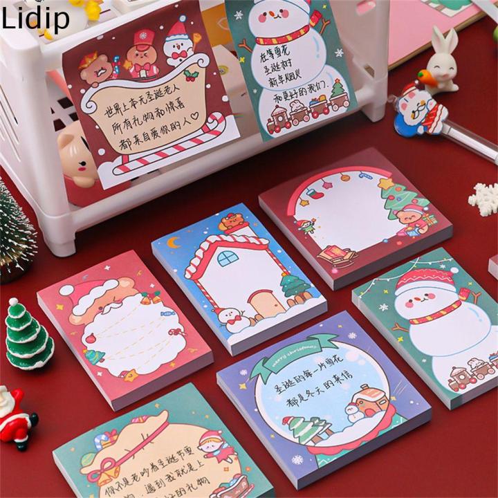 LIDIP 50 Sheets Cartoon Office Supplies Notepad Paper SelfAdhesive