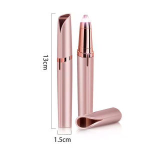 Electric Eyebrow Trimmer LED Light with USB Rechargeable and Portable Design