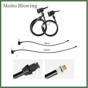 Moito 70 80 120cm Xe Đạp máy bơm không khí mở rộng ống bơm xe đạp vòi bơm không khí kết nối xe đạp máy bơm không khí lốp Inflator vòi phun phụ kiện