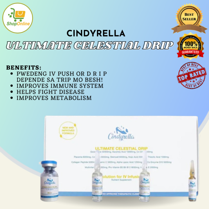 cinderella glutathione 2000mg Cindyrella Ultimate Celestial Drip - Healthier/ Brightening/Whitening/Anti-oxidant/Anti-Aging/Glutathione/Ascorbic Acid/ Placenta/Collagen for Men & Women Healthier Brightening Whitening - Lazada Size:8 oz. ✨ Glow from Within За проблемою_Розширені пори