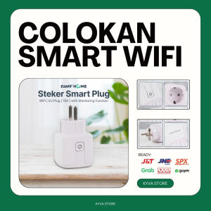 PLUG WIFI SMARTPHONE STEKER WIFI WIRELESS IOT COLOKAN SMART HOME COLOKAN EU LISTRIK PINTAR 16A