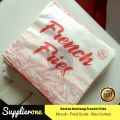 Kemasan Kentang Goreng/Kantong Kentang Goreng/Kantong Kertas Kentang Goreng/Bungkus Kentang Goreng isi 50. 