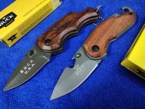 มีดพับคู่ BuckUSA006+Buck007 #มีดสวย #มีดแฟชั่น #มีดพับ #มีดแคมป์ปิ้ง(มีสินค้าพร้อมส่ง)