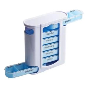 7 Days Medicine Medical Pill Box 28 Grids Weekly Pill Case Storage Box Travel Medicine Box Holder Tablet Organizer