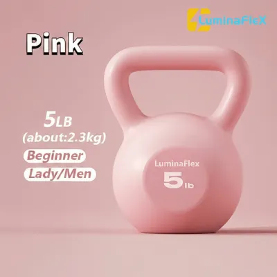 LuminaFlex Kettlebell 5-20LB Fitness Equipment Womens Dumbbell Set Exercise Equipment For Women